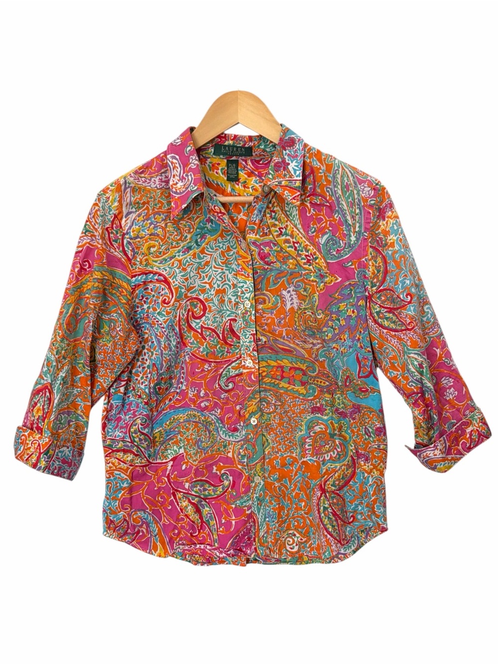 Lauren Ralph Lauren Multicolor Paisley Cotton Shirt